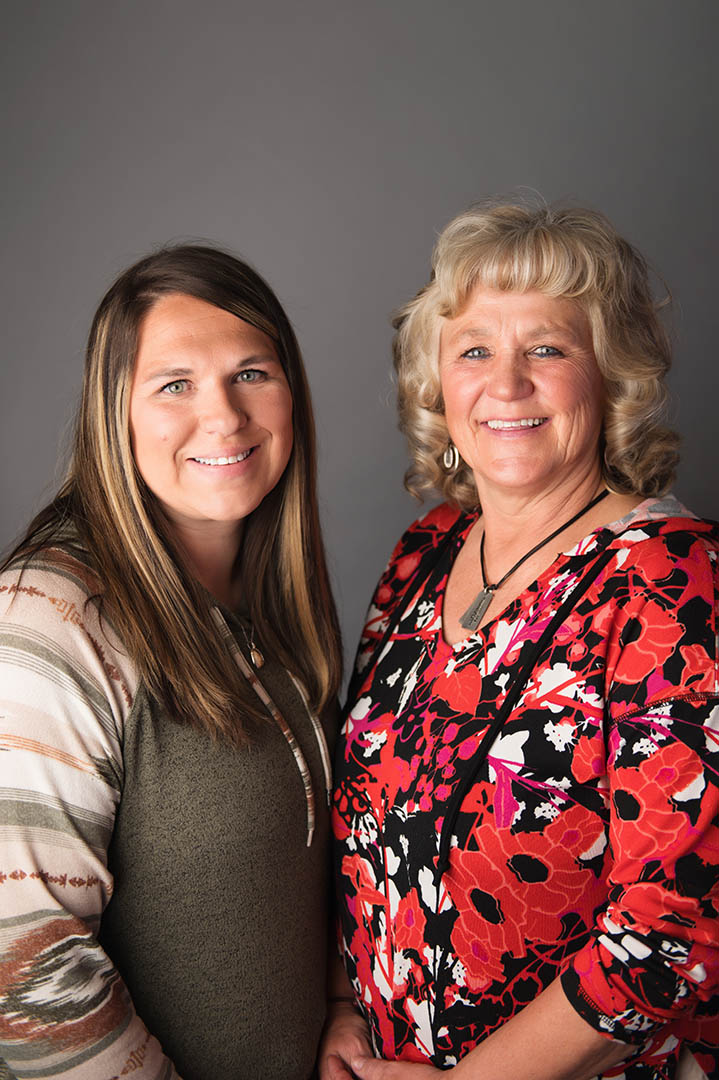 Melissa Mull and Lisa French